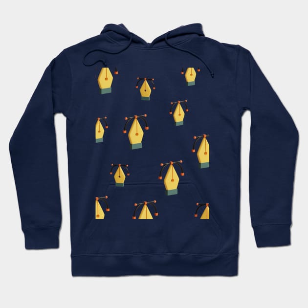 3d anchor point Hoodie by maricetak